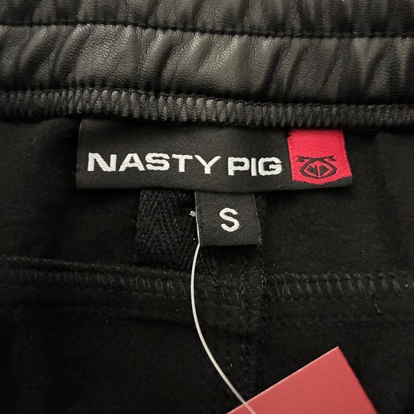NWT Nasty Pig Wrecked Rugby Short Black Men Size S - Picture 5 of 9